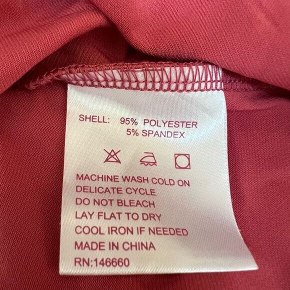 Kimi + Kai Maternity "Becka" Convertible Shoulder Ruched Dress size S NWOT - Picture 8 of 10